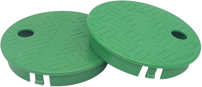 Bandelt Sprinkler Valve Box Cover Lid for Automatic Irrigation Water System Lawn, Yard, Outside ID 5.5" OD 6"-4 Pack