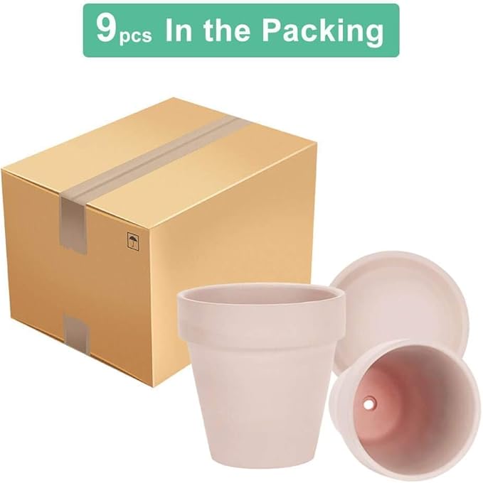 vensovo 3 inch Pink Terracotta Clay Pots for Plants with Saucer - 12 Pack Small Terra Cotta Planter Great for Garden Windowsill Indoor & Outdoor Wedding Favors Gifts