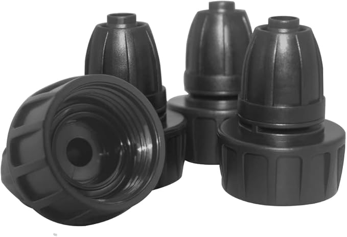 Hooshing 4PCS 3/8 Inch Drip Irrigation Tubing to Faucet Garden Hose Adapter 3/4" to 3/8" Irrigation Hose Adapter Reusable Connector Fittings for Garden Supplies