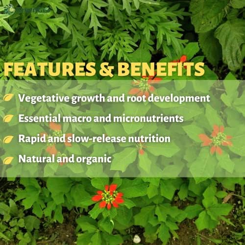 Pride Lands Veg Premium Organic Dry Top Dress Fertilizer for The Vegetative Cycle, Bigger Buds and Healthier Plants with Our Complete Veg Food, All Natural, Safe for Plants You Consume, 2 lb