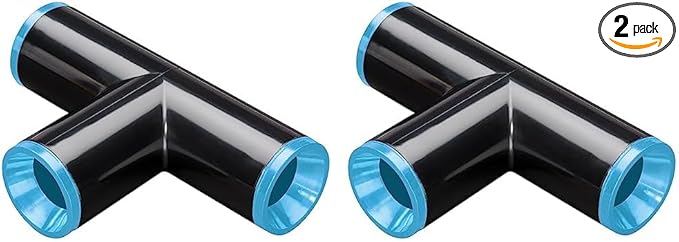 Rain Bird CT710X Drip Irrigation Easy Fit Compression Tee Fitting, 710" Diameter (Pack of 2)