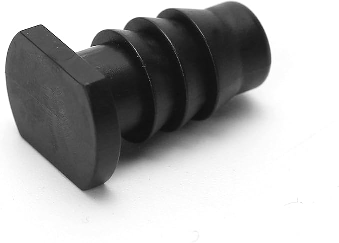 20pcs Irrigation End Cap Tubing Drip Plug Fittings, 3/8 Soaker Hose ID Barbed Parts for Line Goof Connector Garden System, Bore Capillary Tube Sealing Pipe 3/8'' Diameter Tools