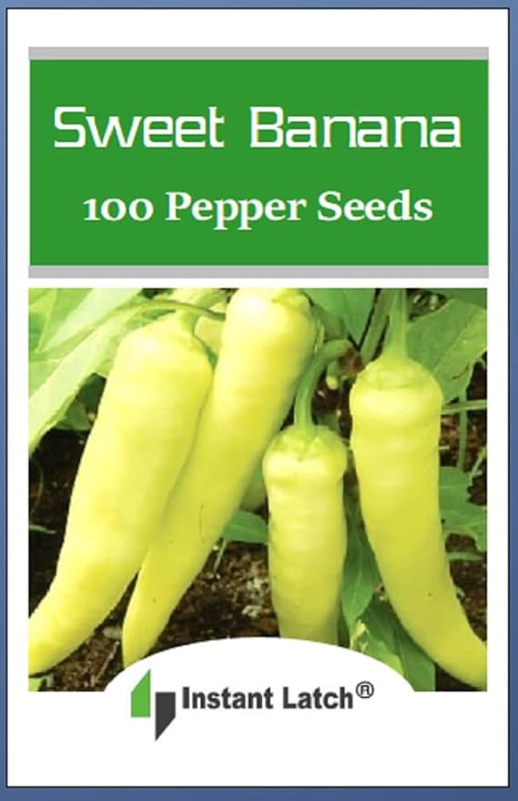 100 Sweet Banana Pepper Seeds for Planting Non GMO Heirloom Seeds Fresh Garden Seed