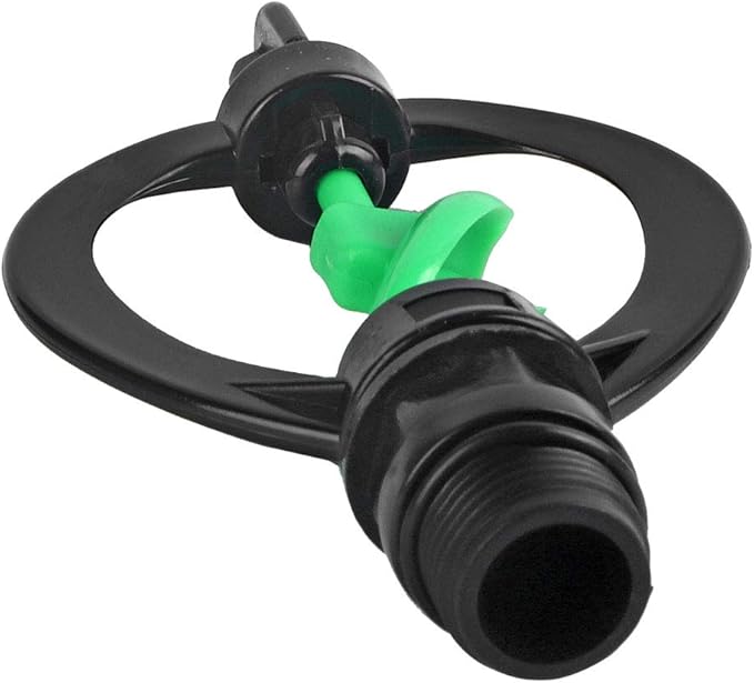 HEEPDD 10Pcs Irrigation Spray Nozzles, G1/2in Impeller Butterfly Nozzles 360 Degree Automatic Rotation Sprinkler Heads for Agricultural Irrigation