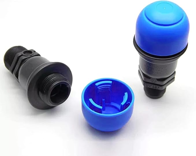 Air Relief Valve 3/4 inch Air and Vacuum Relief in The Irrigation Water Saving Agriculture Drip Irrigation System Protected Outlet - 1 Pcs