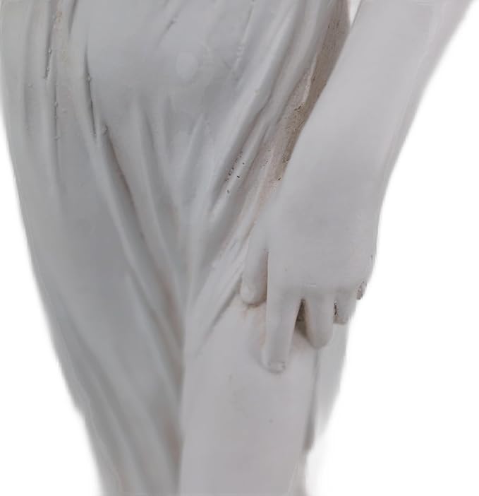 Outdoor Garden Statue Nymph Sculpture Goddess of Greek Mythology Roman Style Outdoor Patio Yard Lawn Porch Decor 32 Inch Ivory