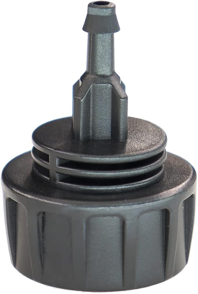 1/4 Inch Drip Irrigation Tubing to 3/4 Inch Garden Faucet Adapter 4PCS Water Drip Hose Adapter Connectors Drip Irrigation Fitting Parts with Washers