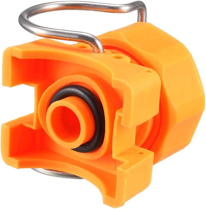 uxcell Spray Nozzle, 3/4" Adjustable Ball Flat Fan Full Cone Clamp Clip Nozzle Watering Irrigation