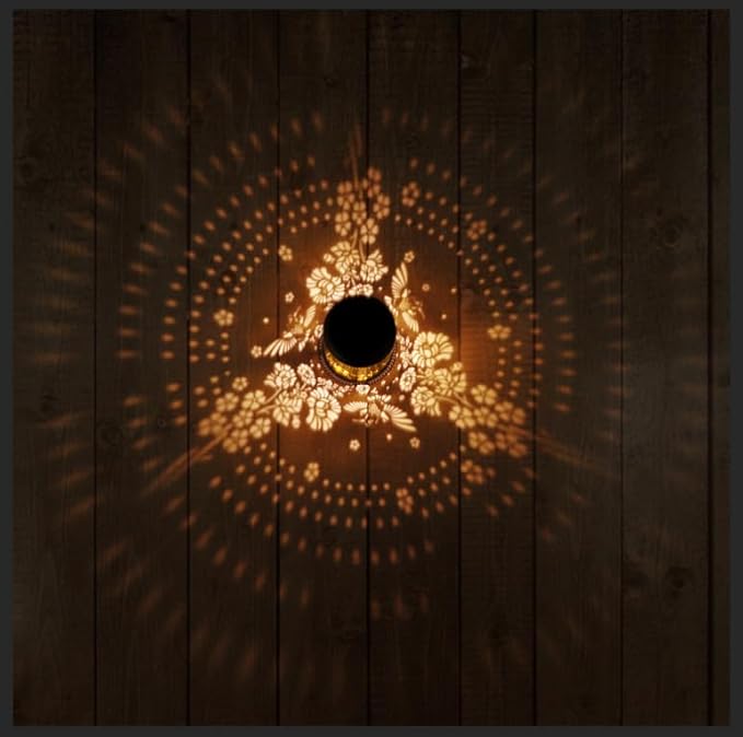 Hummingbird Solar Lanterns Outdoor Waterproof, Metal Hanging Lights Decorations for Garden Yard Lawn Patio, Unique Hummingbird Gifts for Women Mom Grandma Sister for Mother'Day Christmas