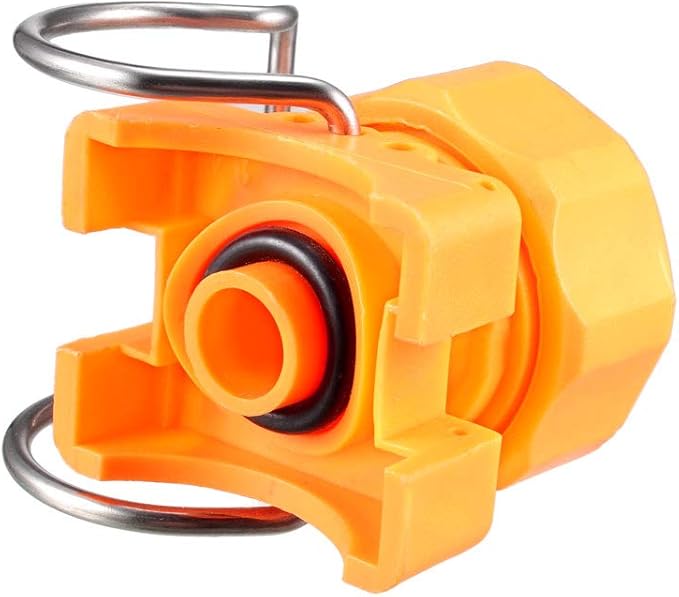 uxcell Spray Nozzle, 1" Adjustable Ball Flat Fan Full Cone Clamp Clip Nozzle Watering Irrigation