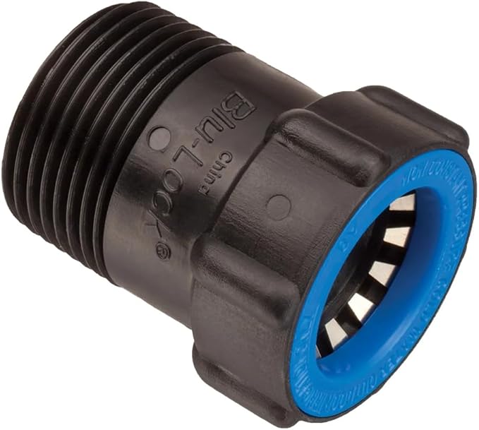 Orbit 31383H - 3/4" Blu-Lock x 1" MPT Adapter