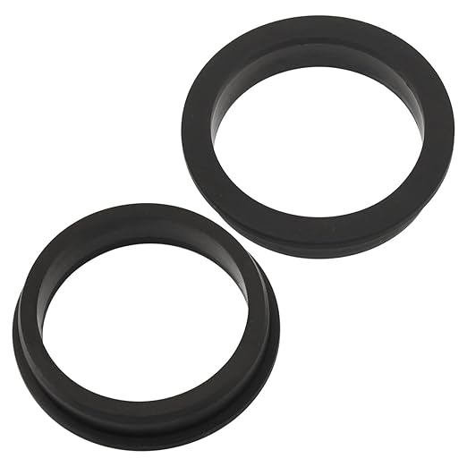 3 Inch Drill Hole, 2-1/2 Inch ID Silicone Rubber Grommets for Wiring, Large Top Hat Grommets for Tubes Wires Cables, L-Shape O-Ring Seal Hose Gasket in Hydroponic&Irrigation Systems, 2 Pack