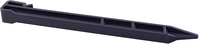 Landscape Anchoring Spikes, 20PCS 10 Inch Spiral Plastic Landscape Spikes,Nylon Landscape Anchoring Spikes for Garden Lawn Yard,PaverEdging,Weed Barrier,Artificial Turf (20, Black)