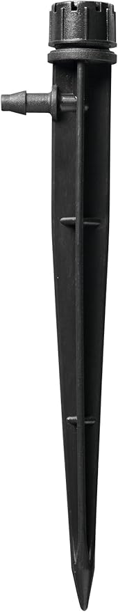 Orbit 67105 1/4" Barb Multi-Stream Drip Emitter on 6" Stake, 5 Pack