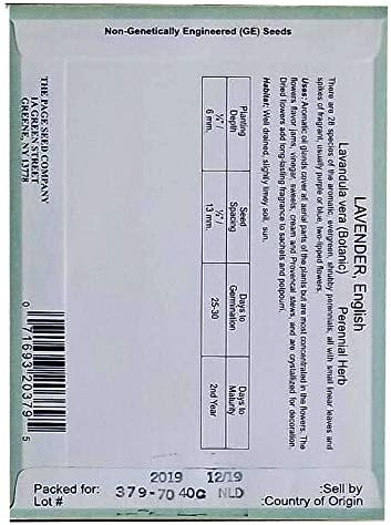 Set of 100 Flower Seed Packets! Flower Seeds in Bulk (100, Lavender)