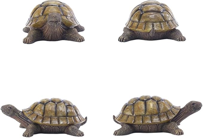 Turtle Garden Statue,Outdoor Decoration for Backyard/Patio/Pond/Lawn,Indoor Tortoise Figurine Sculpture Colloction for Floor or Tabletop