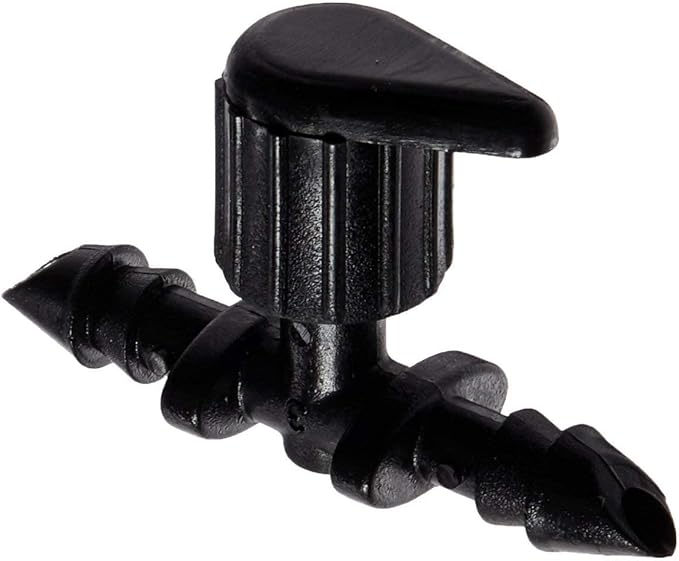 Orbit 50 Pack (250 Total Fittings) 1/4 Inch Barbed Drip Irrigation Tubing Shut-Off Valve - 5 Pack