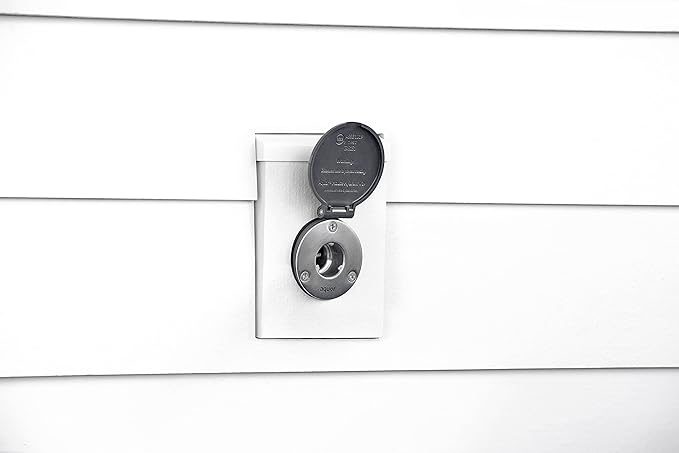 Aquor Wall Hydrant V1+ Frost-Free Outdoor Faucet with Quick-Connect and Anti-Siphon, 8 inch, Slate Gray Polymer