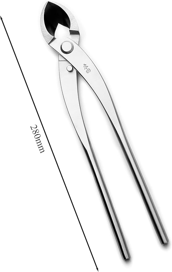 280MM Bonsai Round Edge Cutter Professional Grade Branch Cutter Alloy Steel Bonsai Tools Equip With Tool Bag (MTS-14)