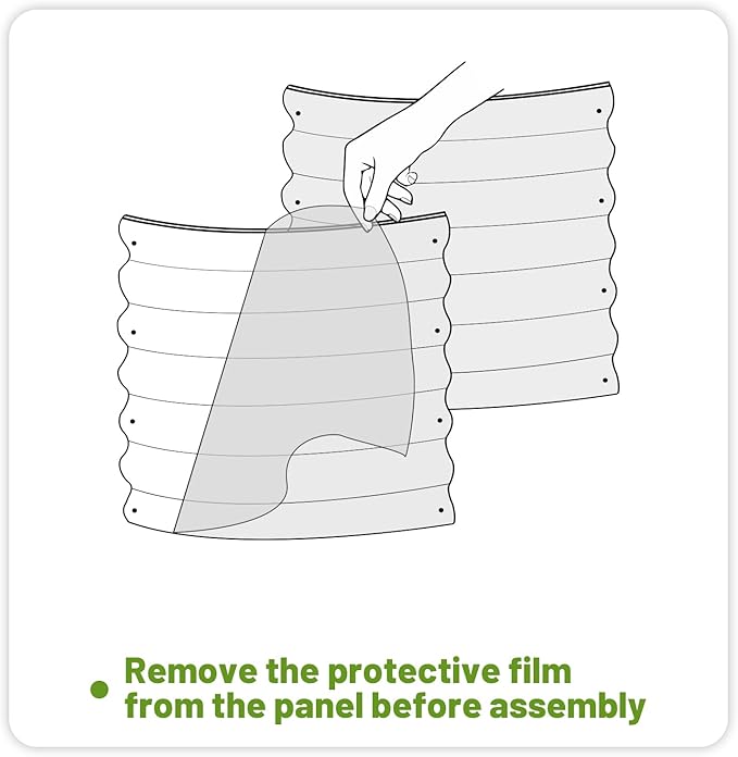 SnugNiture 3 Pcs 2x2x1ft Round Galvanized Raised Garden Bed Kit Outdoor, Metal Planter Box for Planting Plants Vegetables, Brown