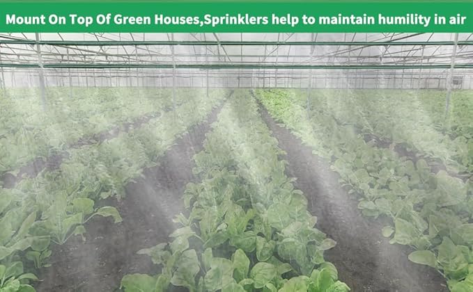 100 FT (50FT*2 Flat Sprinkler Hose for Lawn Watering Garden Soaker Hose with Holes, Heavy Duty Lightweight No-Kink Water Hose with Stakes, Irrigation Hose, Great Fun for Kids and Dog