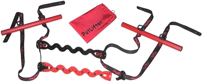 PotLifter - Potted Plant Mover and Essential Lifting Tool For Garden Flower Pots, Planters, Trees, Rocks - Lifts Up to 200 Pounds - A Plant Caddy Alternative, Easily Move Heavy Items Around Your Yard