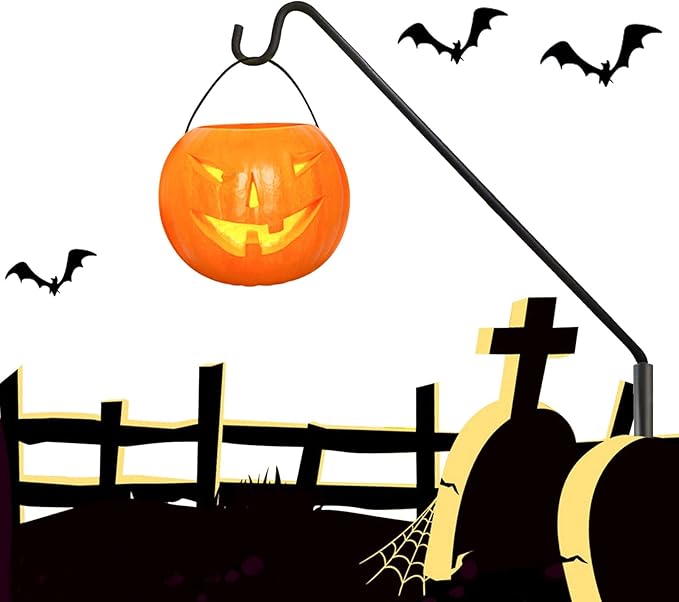 MIXXIDEA Heavy Duty Deck Rail Pole Deck Hook, Extensible and Adjustable Deck Hook for Hanging Bird Feeder, Plants, Suet Baskets,Wind Chimes,Lanterns