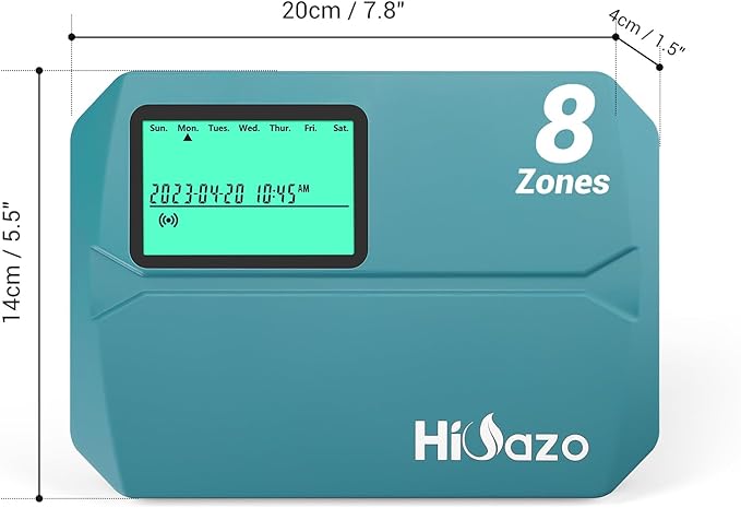Smart Indoor Sprinkler Controller 8 Zone, WiFi Irrigation System Controller, Free APP, Support Rain Sensor (HO-SC-8W)