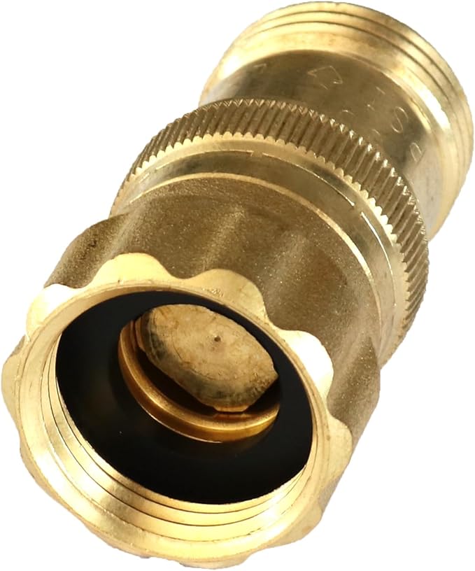 Drip Irrigation and Soaker Hose 25 PSI Pressure Regulator, 3/4" Female Hose Thread x 3/4" Male Hose Thread Lead-Free Brass