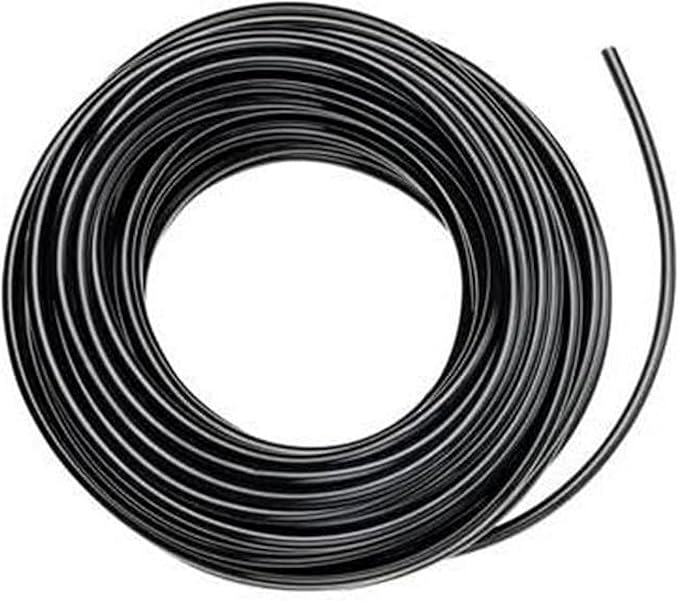 Raindrip 016010VT 1/4-Inch Drip Irrigation Supply Tubing, 100-Foot, for Irrigation Drippers, Drip Emitters, Drip Irrigation Parts, and Drip Systems, made with Vinyl, Black