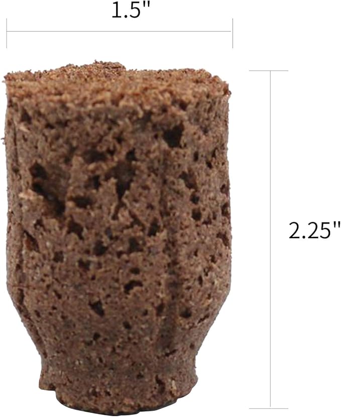 Seed Starter Plugs, Growth Plugs for Seed Starting, Hydroponic and Soil Applications (1 Pack of Approx 50 Counts, 1.5 Inch Round X 2.25 Inch Deep)