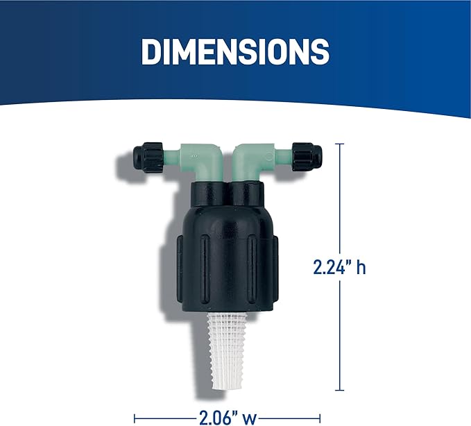 Orbit 67030 Drip Irrigation 2-Port Full-Flow Manifold