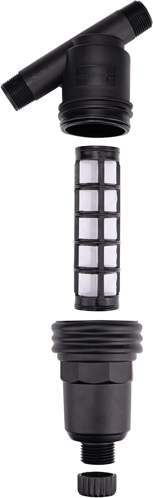 Raindrip 60400UB X 3/4 in. MPT Y Filter, No Size, Black