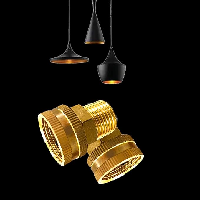 YOUHO Garden Hose Adapter 3/4 NPT Male x 3/4" GHT(F) Drip Irrigation Tubing to Faucet - Reusable Connector Fittings for Most Rain Bird, Orbit, Dig, Toro, Garden Extension Repair Fitting 1PCS