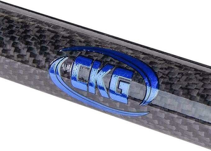 CKG Metal Detector Shovel Carbon Handle Length 45.5' Diam 1.1' for Scoop Shovel, Universal Lightweight Pole for Beach Metal Detecting Digging Tools Treasure Hunting 3k Carbon Fiber – Black/Standard