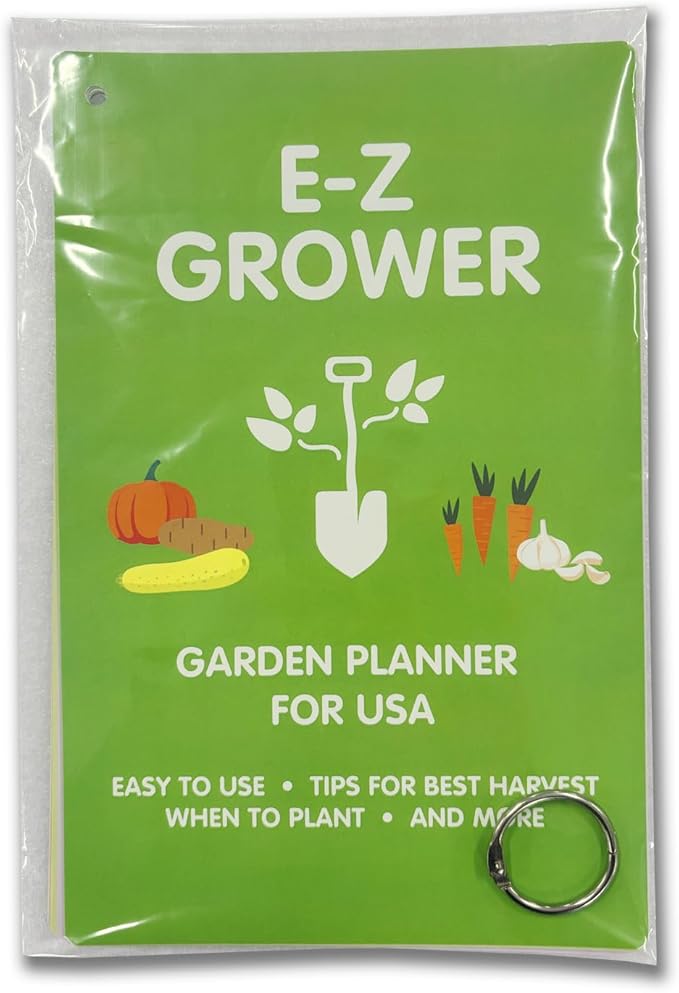 EZ Grower Garden Planner | Tips & Tricks | Gardening Zones for 20 Common Vegetables | Perfect for Beginners | Made in USA