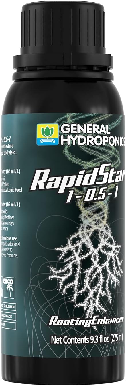 General Hydroponics RapidStart, Plant Food, 1-0.5-1, 275 mL.