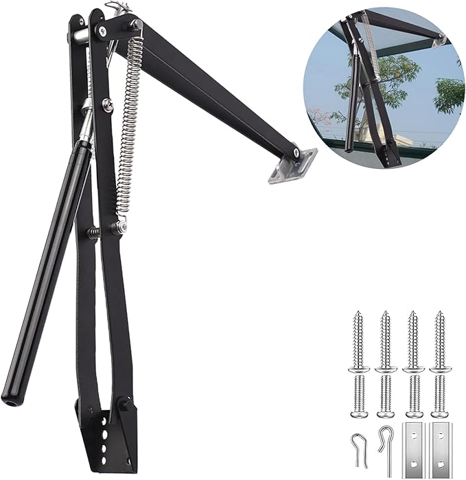 Auto Vent Opener Automatic Greenhouse Windows Opener Temperature Sensitive Roof Vent Opener Auto Vent Kit Gardening Tools Greenhouse Accessories Hothouse Roof Vent Kit (Dual Spring Up to 30lbs)