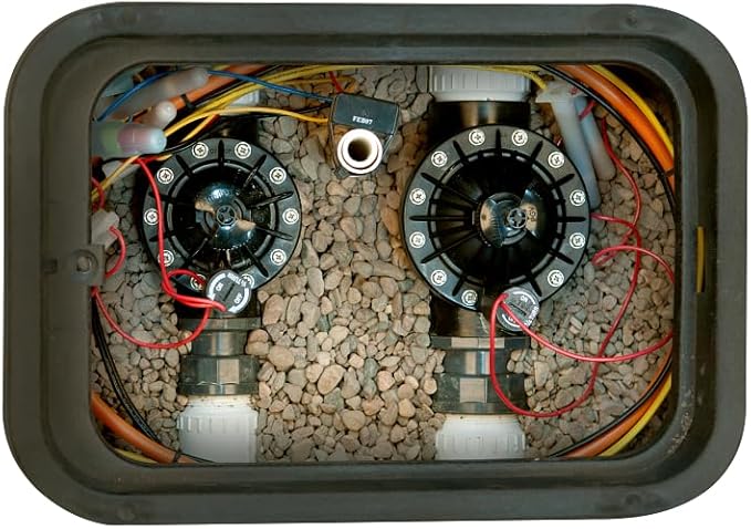 Hunter PGV Irrigation Valve, 2" plastic combination globe/angle valve with flow control, female thread inlet and outlet