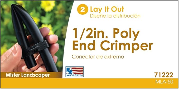 Mister Landscaper MLA-50 1/2" Drip Irrigation Poly End Crimper (3 Quantity)