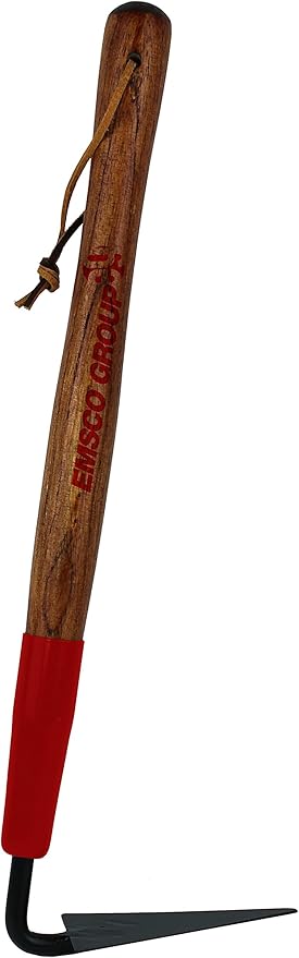 Emsco Group 1662-1 15 Inch Forged Hand Warren Hoe Miniature Gardening Tools, Wood