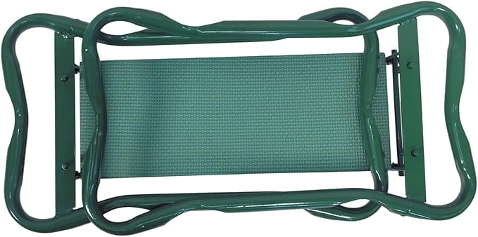 Garden Kneeler and Seat Garden Bench Garden Stools Foldable Stool with Tool Bag Pouch EVA Foam Pad Outdoor Portable Kneeler Gardening Gifts for Women Men, Large 21.65"x10.62"x18.89", Green
