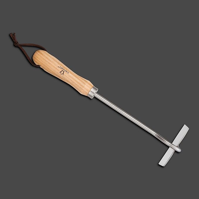 Gardening Tool Sets – Garden Hand Tools Kits with Wood Handle and Stainless Steel Head,Trowel, Hoe, Shear