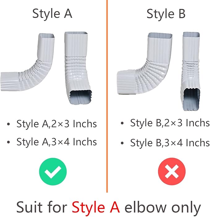 Gutter Guardian Rain Downspout Extension Playful Frog Statue, Ornament Splash Block Anchor for Downspout Extension Decor, 3" × 4" Downspout Extender Outdoor Garden Decorative