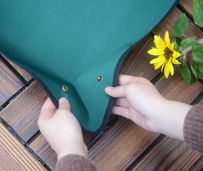 KONMAY Foldable Thicken Repotting Mat Tool Set - 40''X60'' Waterproof Potting Tray, Shovel and Garden Glove for Indoor and Outdoor Transplanting and Soil Mess Control