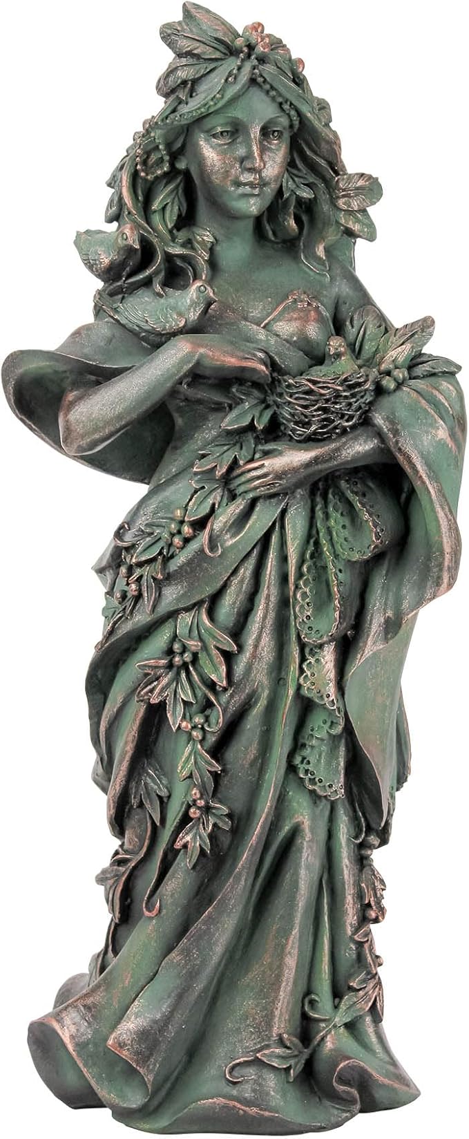 Design Toscano NG31497 Mother Nature Maiden of the Forest Statue,Full Color