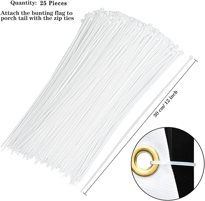 USA Pleated Fan Flag American US Bunting Flag Patriotic Half Fan Banner Flag with Canvas Header and Brass Grommets for 4th of July Memorial Day Indoor Outdoor Decoration (3, 3x6 Feet)