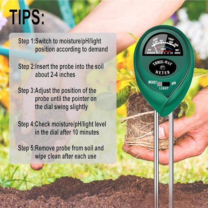 yoyomax CG-ACEZ-5BUR Soil-Meters, Green