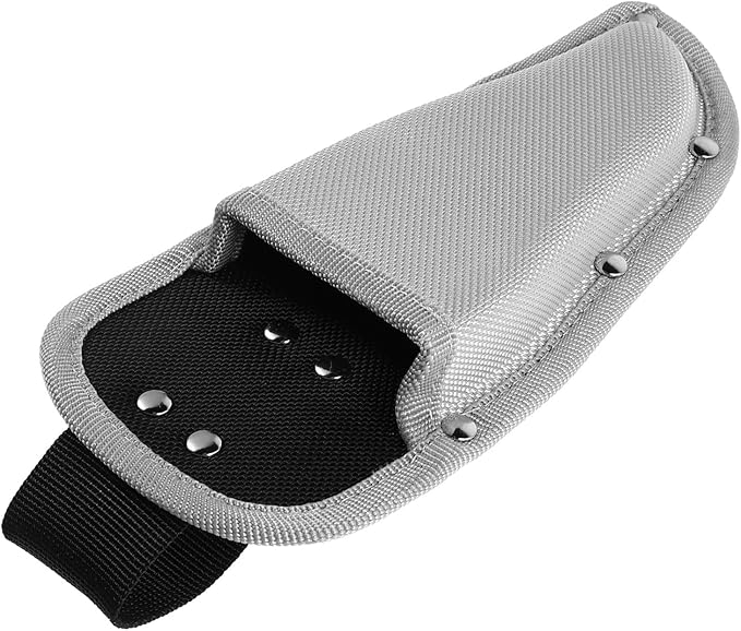 Pruning Shears Hanging Pouch PU Leather Pliers Pruner Holder Sheaths Pouch Holder Tool Pouch for Garden Pruning Pliers Shears Scissor, Grey