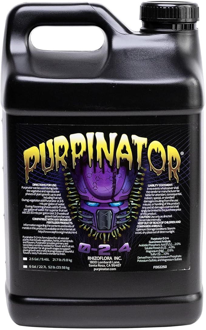 Liquid Nutrient Additive for Flowering and Fruiting Plants, For Use in Hydroponics and Soil, 2.5 gal.